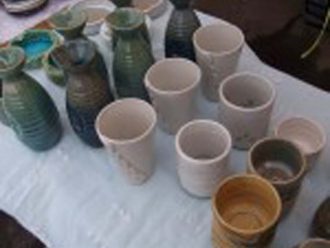 ワークショップ上野幌さんの陶器