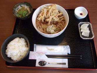 天ぷらそば定食