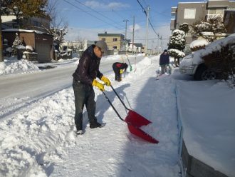 除雪作業