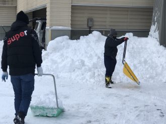 排雪作業